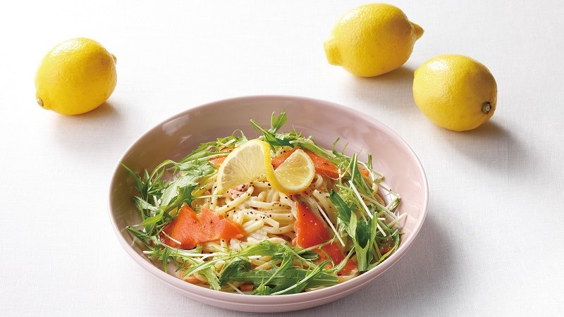 さかい珈琲初夏の限定メニュー　レモンクリームパスタ